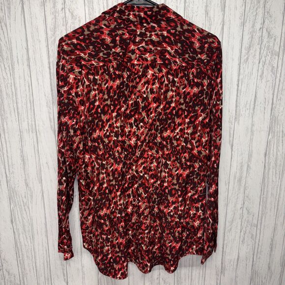 Womens Size L Equipment Signature Jacquard Shirt EUC - Picture 5 of 5